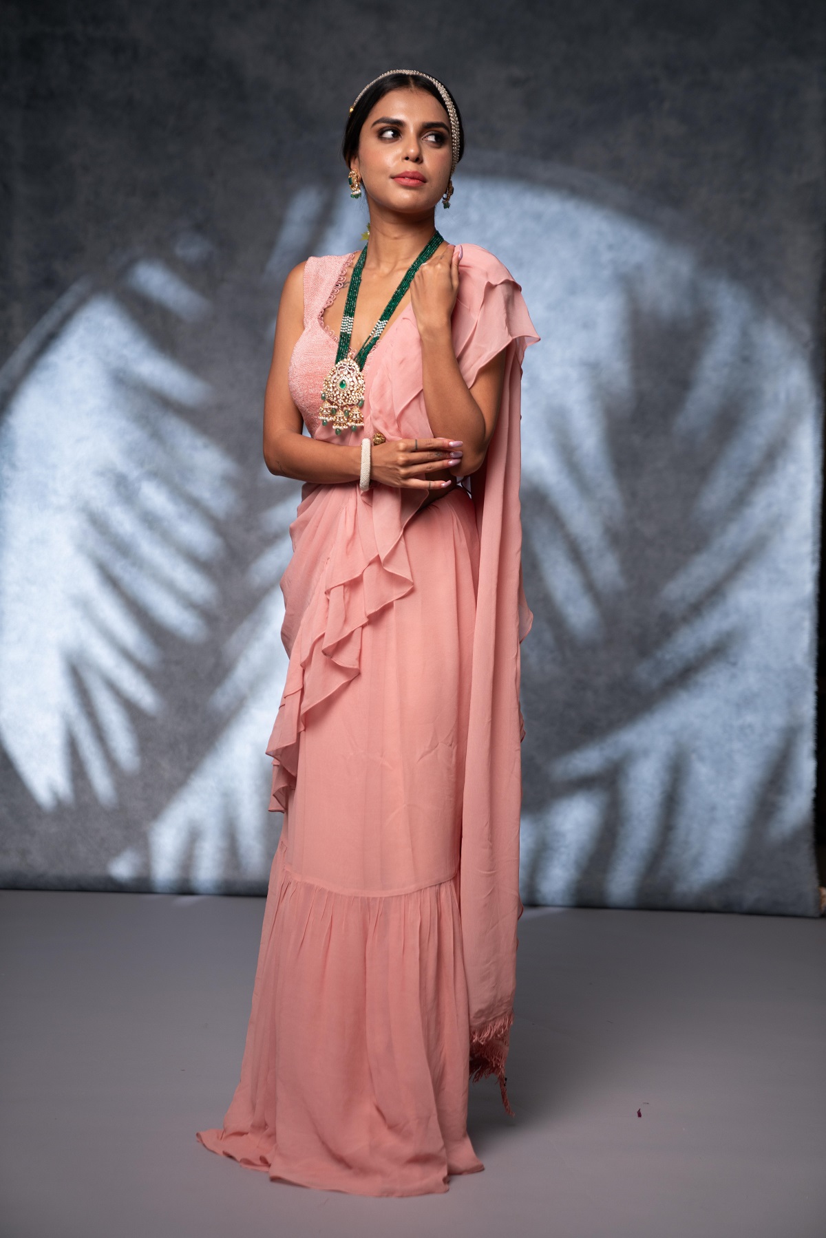 Georgette Frill Saree